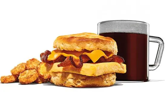 Burger King breakfast menu